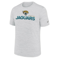 Jacksonville Jaguars Blitz Velocity Modern Dri-FIT T-Shirt Ash | Nike for Sale