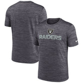 Las Vegas Raiders Blitz Velocity Modern Dri-FIT T-Shirt Black | Nike for Sale