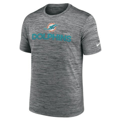 Miami Dolphins Blitz Velocity Modern Dri-FIT T-Shirt Anthracite | Nike for Sale