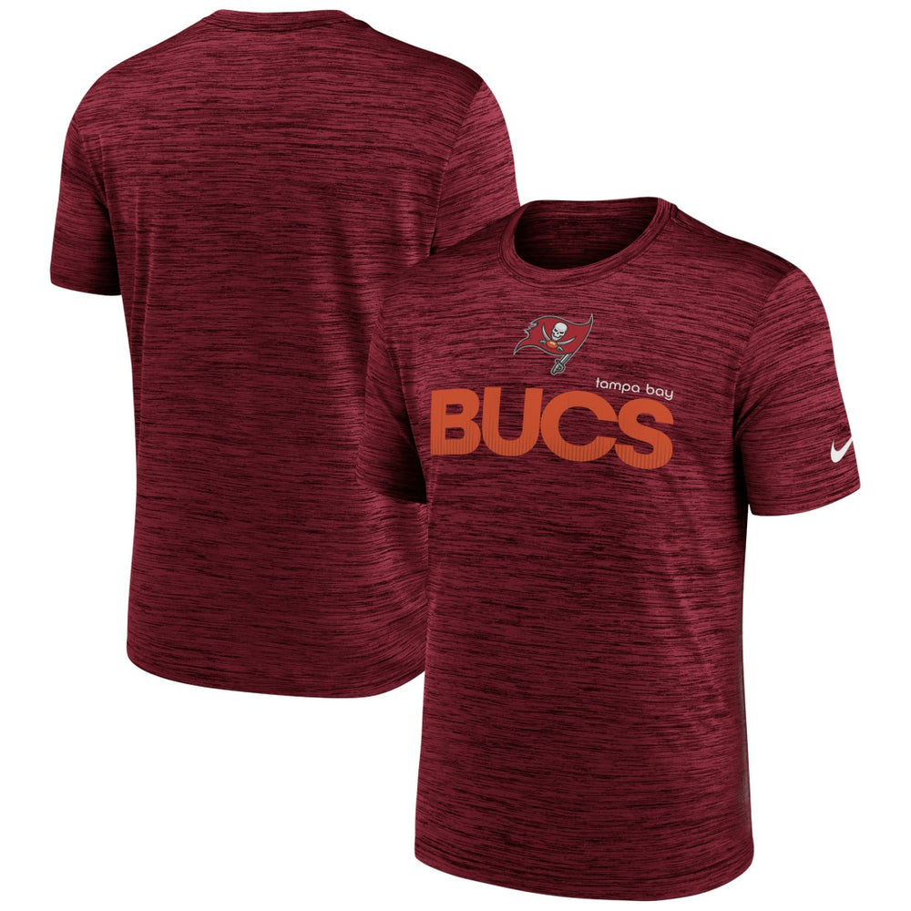 Tampa Bay Buccaneers Blitz Velocity Modern Dri-FIT T-Shirt Red | Nike for Sale