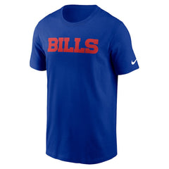 Buffalo Bills Primetime Wordmark Essential T-Shirt Royal | Nike for Sale