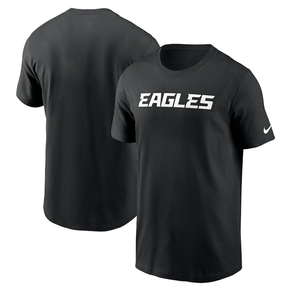 Philadelphia Eagles Primetime Wordmark Essential T-Shirt Black | Nike for Sale