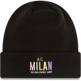AC Milan New Era Wordmark Cuffed Knit Hat Black | New Era discount