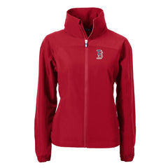 Boston Red Sox Cutter & Buck Women's Charter Eco Recycled Full-Zip Jacket - MLB