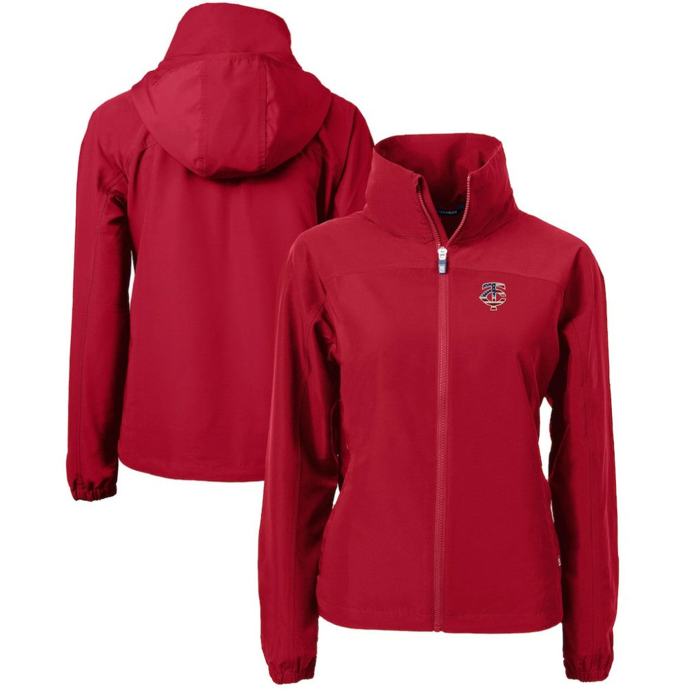 Minnesota Twins Cutter & Buck Women's Charter Eco Recycled Full-Zip Jacket - MLB