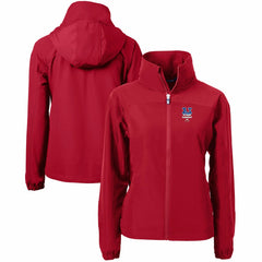 New York Mets Cutter & Buck Women's Charter Eco Recycled Full-Zip Jacket - MLB