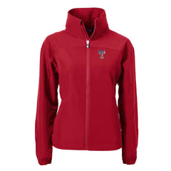 Texas Rangers Cutter & Buck Women's Charter Eco Recycled Full-Zip Jacket - MLB