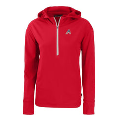 Arizona Diamondbacks Cutter & Buck Women's Daybreak Eco Recycled Half-Zip Hoodie - MLB