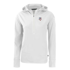 Minnesota Twins Cutter & Buck Women's Daybreak Eco Recycled Half-Zip Hoodie - MLB