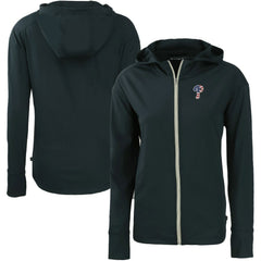 Philadelphia Phillies Cutter & Buck Women's Daybreak Eco Recycled Full-Zip Hoodie - MLB