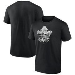 Toronto Maple Leafs Iced Out T-Shirt - Black - NHL