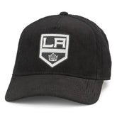 Los Angeles Kings American Needle Corduroy Chain Stitch Adjustable Hat - Black - NHL
