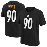 T.J. Watt Pittsburgh Steelers Youth Player Name & Number T-Shirt Black | Nike for Sale