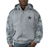 Dallas Cowboys Starter Throwback Thursday Night Lights Hoodie Full-Zip Jacket Silver | NFL