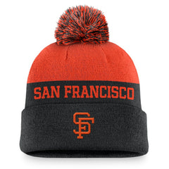 San Francisco Giants Nike Rewind Peak Cuffed Knit Hat with Pom - MLB