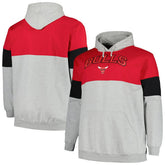 Chicago Bulls Big & Tall Pullover Hoodie Red/Black - NBA