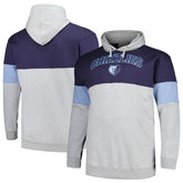 Memphis Grizzlies Big & Tall Pullover Hoodie Navy/Light Blue - NBA