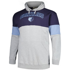 Memphis Grizzlies Big & Tall Pullover Hoodie Navy/Light Blue - NBA