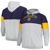 Denver Nuggets Big & Tall Pullover Hoodie Navy/Gold - NBA