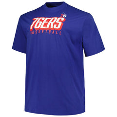 Philadelphia 76ers Big & Tall Short Sleeve & Long Sleeve T-Shirt Set Royal/Red - NBA