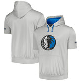 Dallas Mavericks Big & Tall Logo Pullover Hoodie Silver - NBA