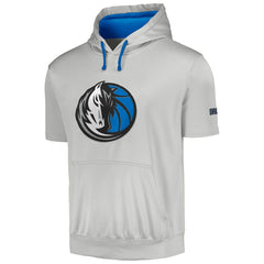 Dallas Mavericks Big & Tall Logo Pullover Hoodie Silver - NBA