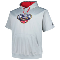 New Orleans Pelicans Big & Tall Logo Pullover Hoodie Silver - NBA