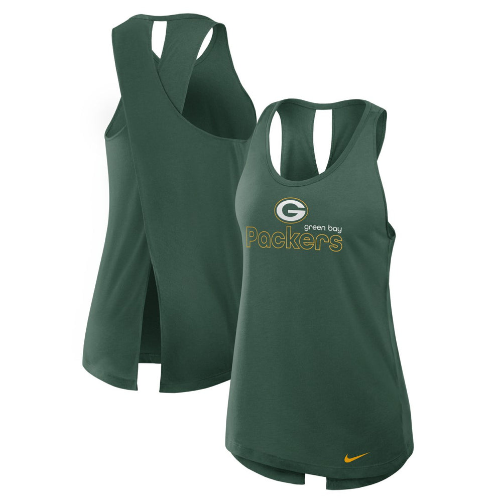 Green Bay Packers Women's Plus Size Performance Tank Top Green | Nike for Sale