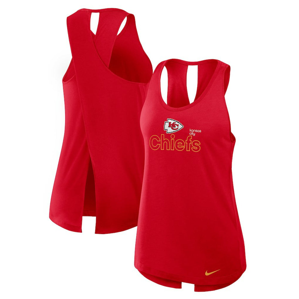 Kansas City Chiefs Women's Plus Size Performance Tank Top Red | Nike for Sale