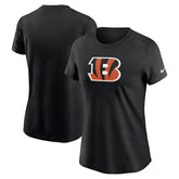 Cincinnati Bengals Women's Primary Logo T-Shirt Black | Nike for Sale