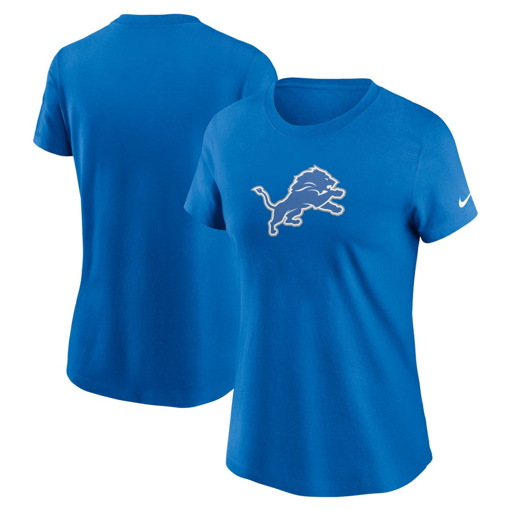 Detroit Lions Women's Primary Logo T-Shirt Blue | Nike for Sale