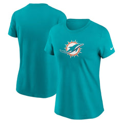 Miami Dolphins Women's Primary Logo T-Shirt Aqua | Nike for Sale