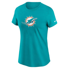 Miami Dolphins Women's Primary Logo T-Shirt Aqua | Nike for Sale