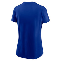 New England Patriots Women's Throwback Primary Logo T-Shirt Royal | Nike for Sale