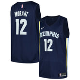 Ja Morant Memphis Grizzlies Swingman Player Jersey Icon Edition Navy - NBA