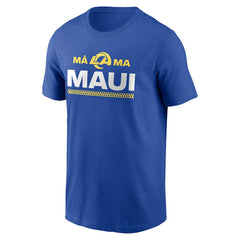Los Angeles Rams x Maui Relief T-Shirt Royal | Nike for Sale