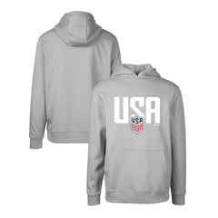 USMNT Levelwear Youth Podium Mascot Pullover Hoodie Gray - FIFA World CUP