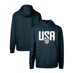 USMNT Levelwear Youth Podium Mascot Pullover Hoodie Navy - FIFA World CUP