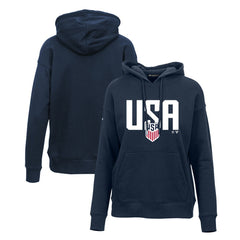USMNT Levelwear Women's Podium Mascot Pullover Hoodie Navy - FIFA World CUP