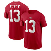 Brock Purdy San Francisco 49ers Youth Player Name & Number T-Shirt Scarlet | Nike for Sale