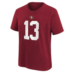 Brock Purdy San Francisco 49ers Preschool Player Name & Number T-Shirt Scarlet | Nike for Sale