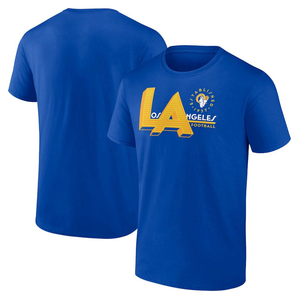 Los Angeles Rams Hometown Offensive Drive T-Shirt Royal | Fanatics