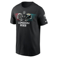 Atlanta Falcons vs. Jacksonville Jaguars 2023 London Game Essential T-Shirt Black | Nike for Sale