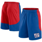 New York Giants Go Hard Shorts Royal/Red | Fanatics