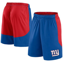 New York Giants Go Hard Shorts Royal/Red | Fanatics