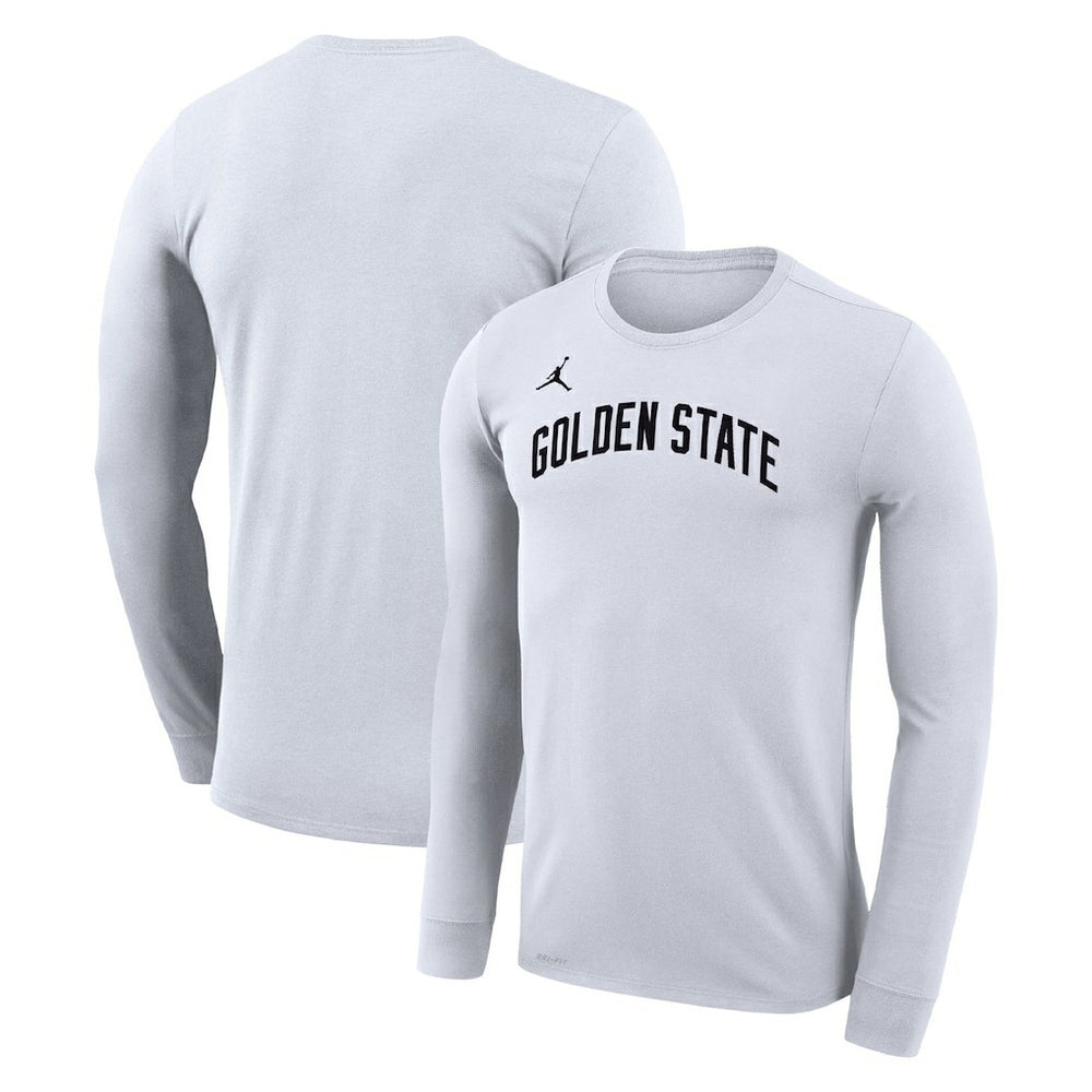 Golden State Warriors Jordan Brand Unisex Statement Edition Legend Performance Long Sleeve T-Shirt White - NBA