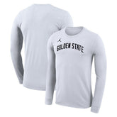 Golden State Warriors Jordan Brand Unisex Statement Edition Legend Performance Long Sleeve T-Shirt White - NBA