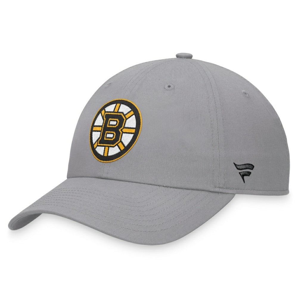 Boston Bruins Fanatics Extra Time Adjustable Hat - Gray - NHL