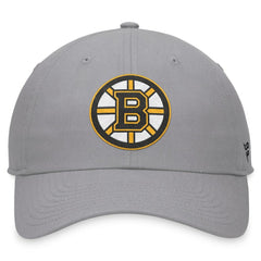 Boston Bruins Fanatics Extra Time Adjustable Hat - Gray - NHL
