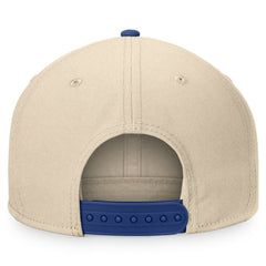 Toronto Maple Leafs Fanatics Goalaso Snapback Hat - Cream/Blue - NHL